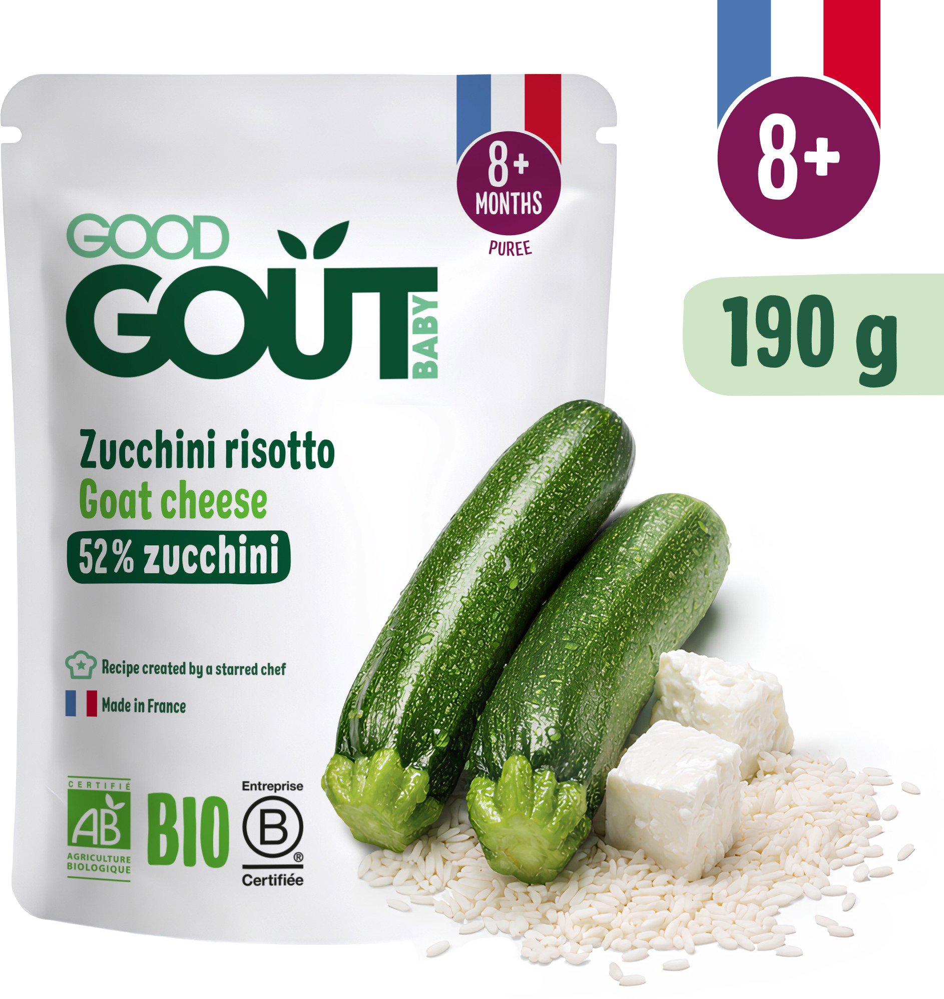 Good Gout BIO Cuketové rizoto s kozím sýrem (190 g)