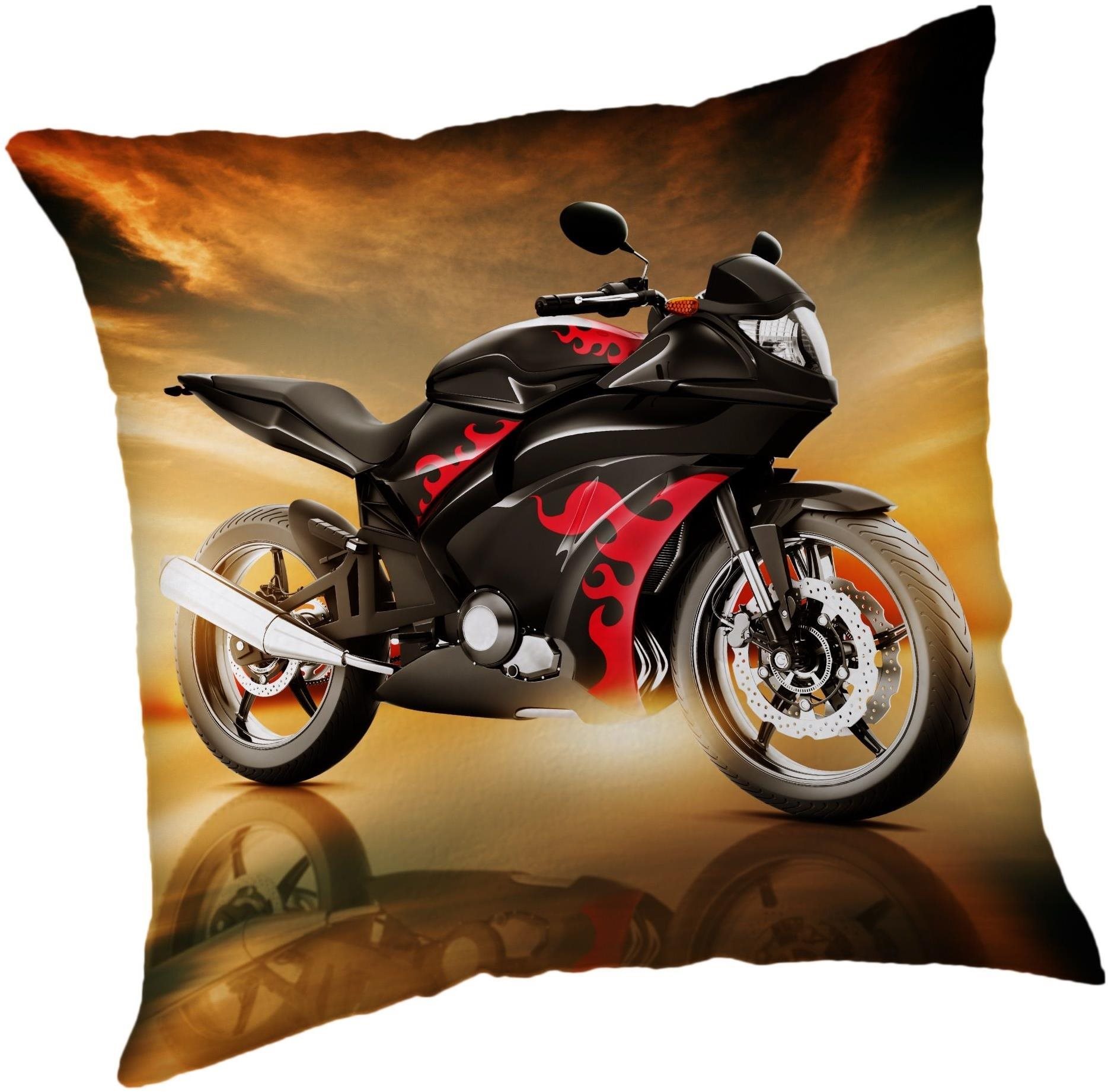 Jerry Fabrics Motorka Red, 40×40 cm