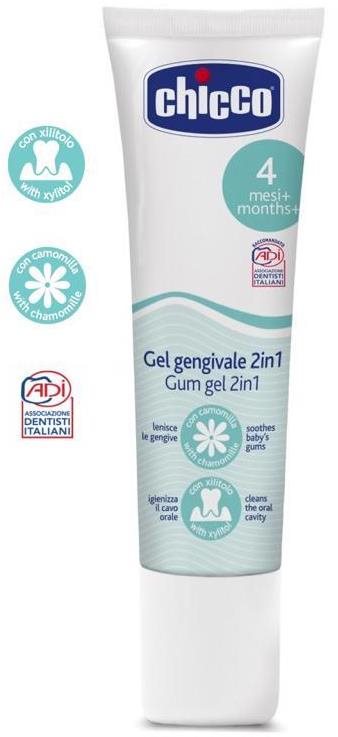 Chicco zubní gel zklidňující/čistící 30 ml