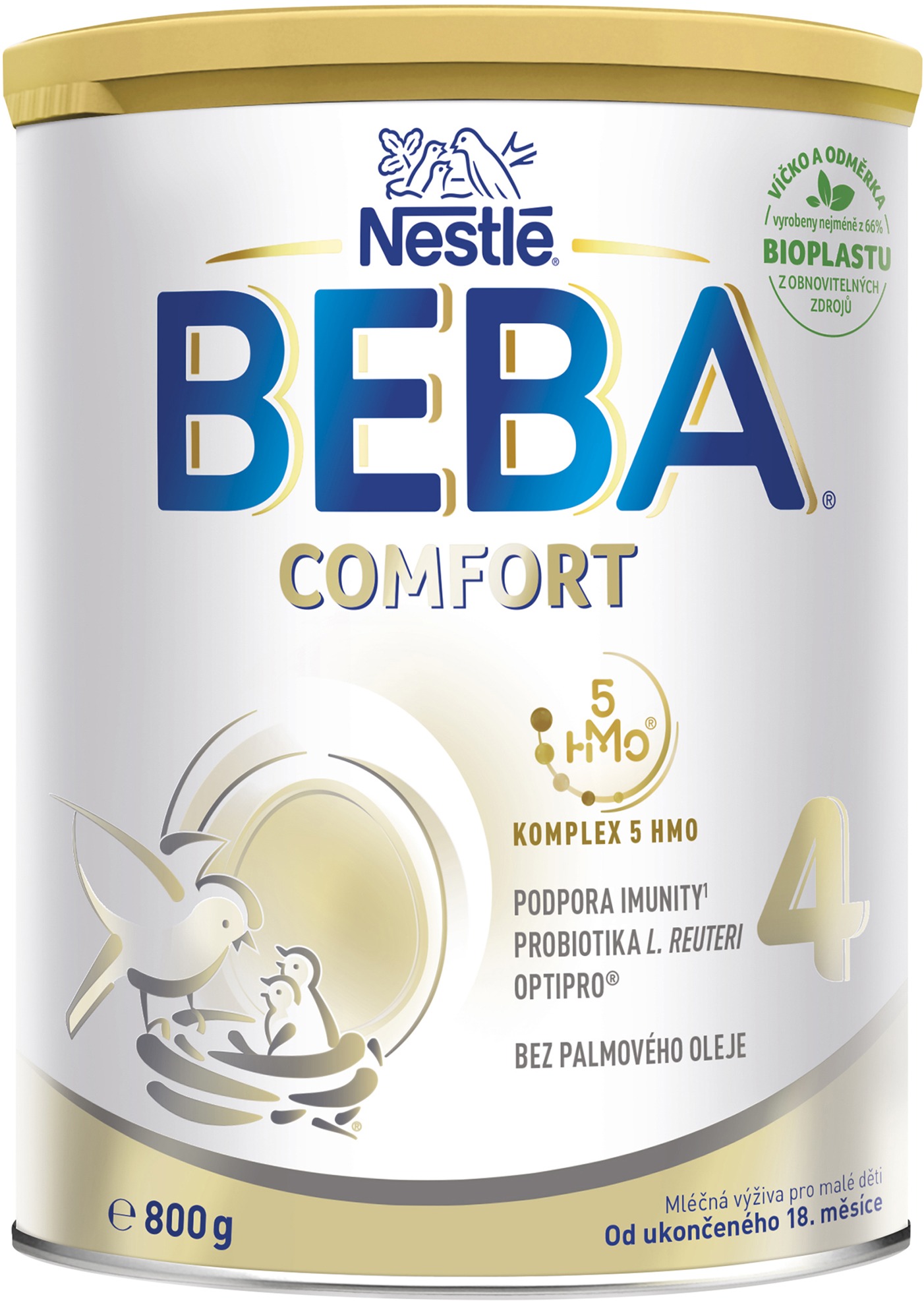 BEBA COMFORT 4, 5 HMO, mléko pro malé děti, 800 g