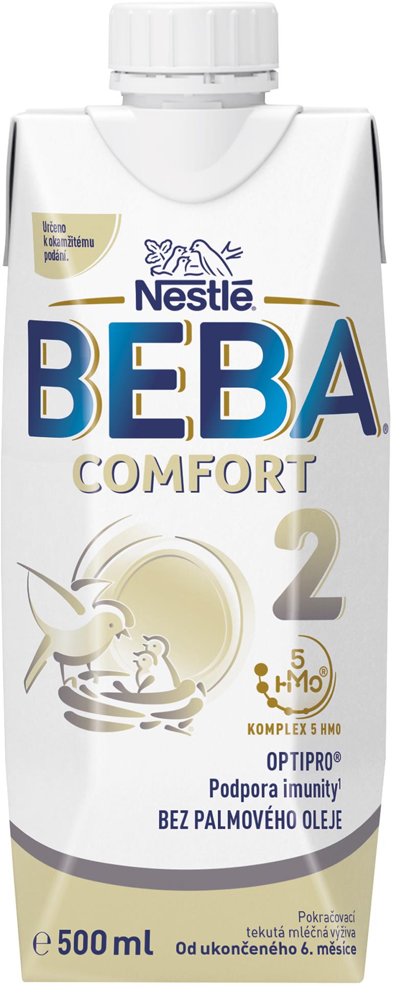 BEBA COMFORT 2, 5 HMO, tekuté pokračovací mléko, 500 ml