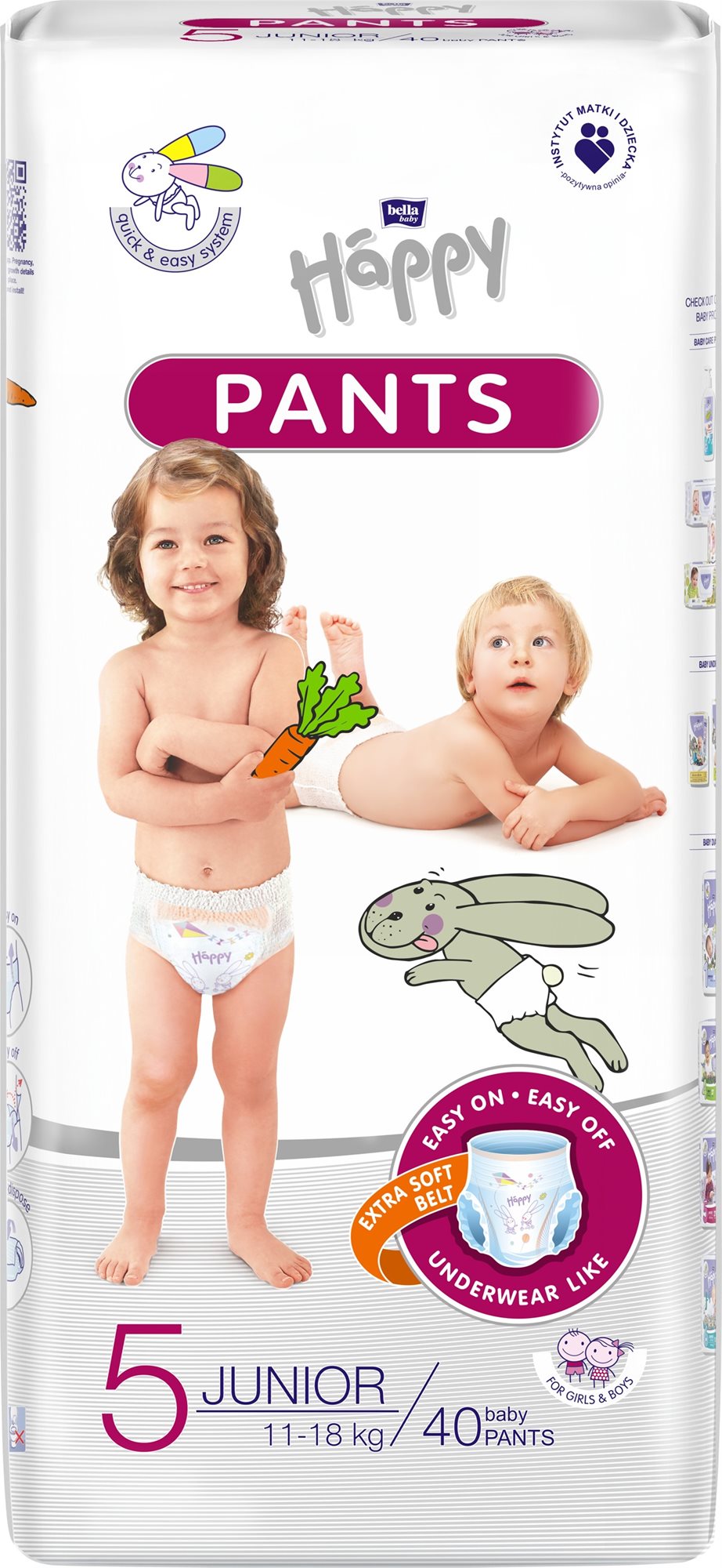 Bella Baby Happy Pants Junior vel. 5 (40 ks)