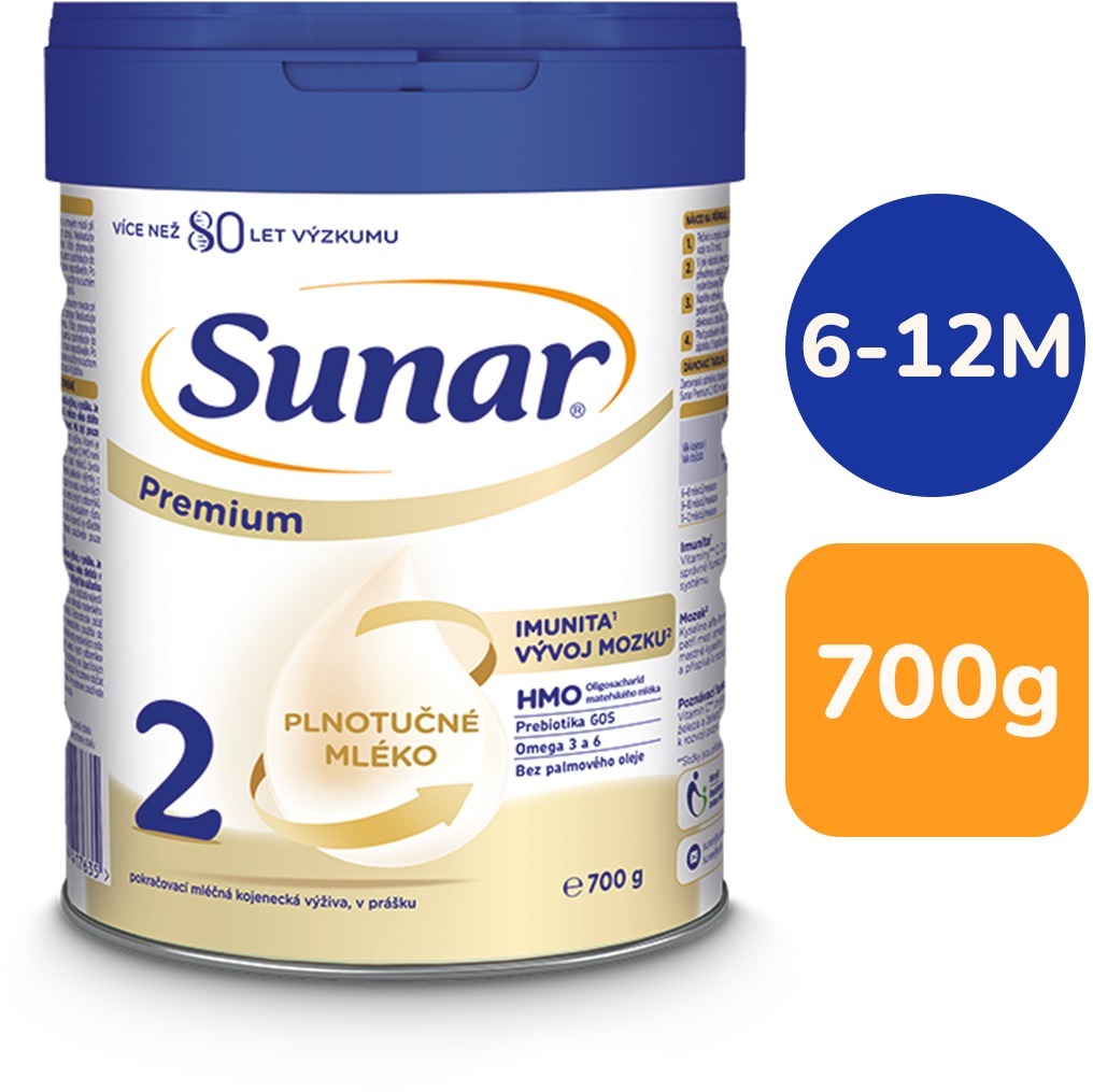 Sunar Premium 2, HMO 700 g