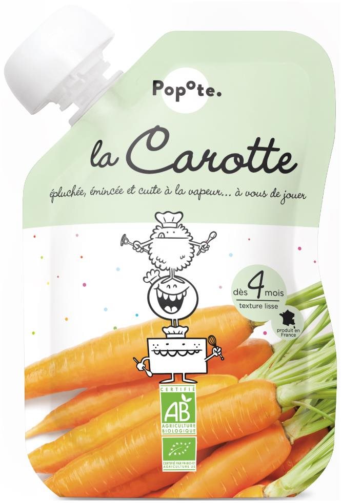 POPOTE BIO mrkev 120 g