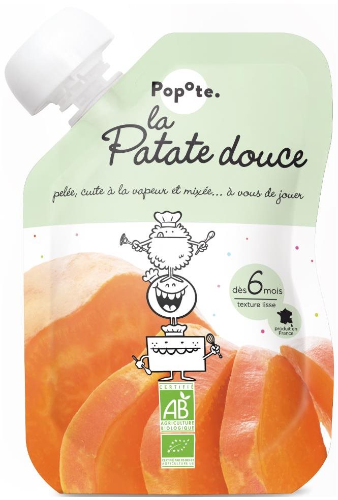 POPOTE BIO sladký brambor 120 g