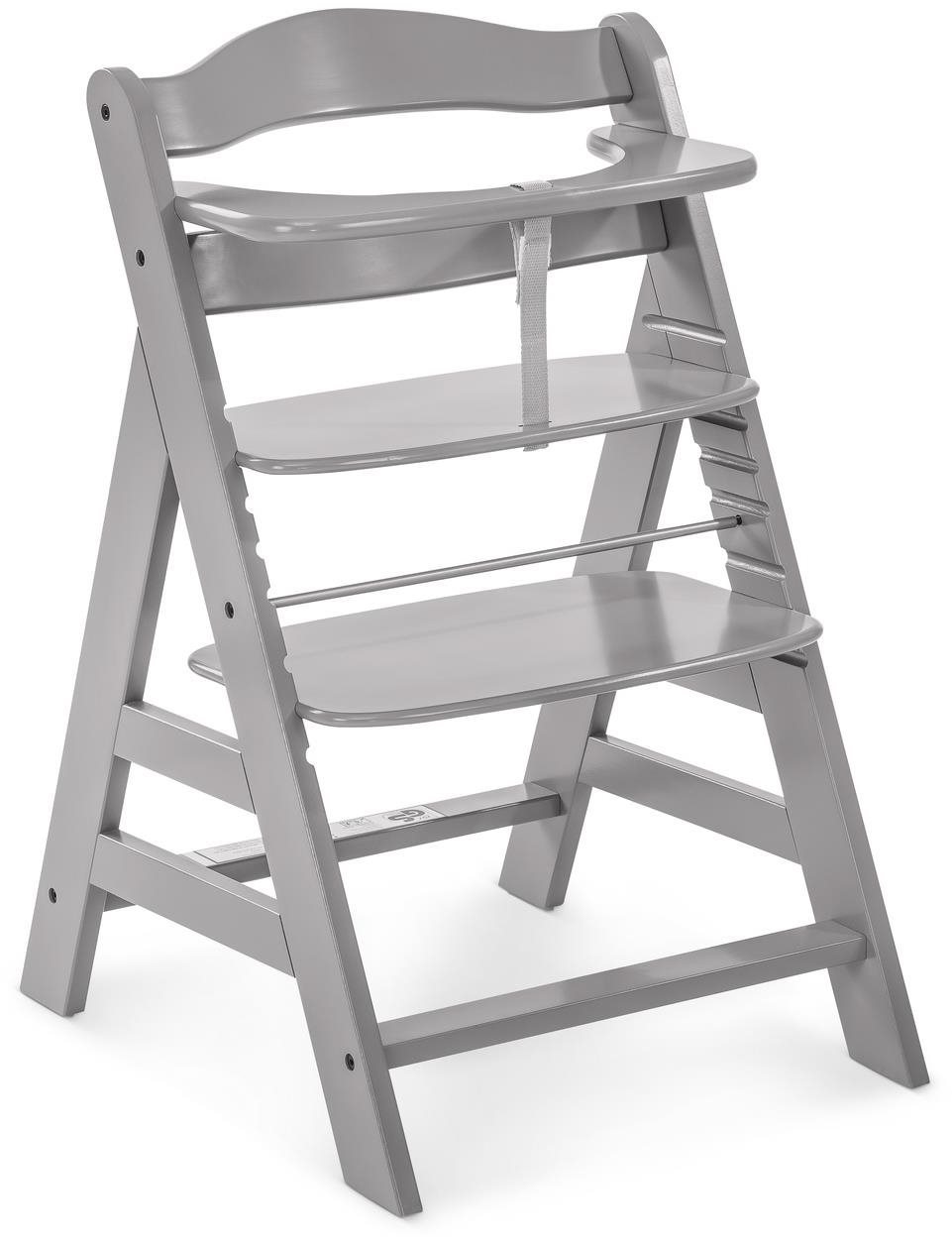 HAUCK Alpha+ dřevená židle Grey