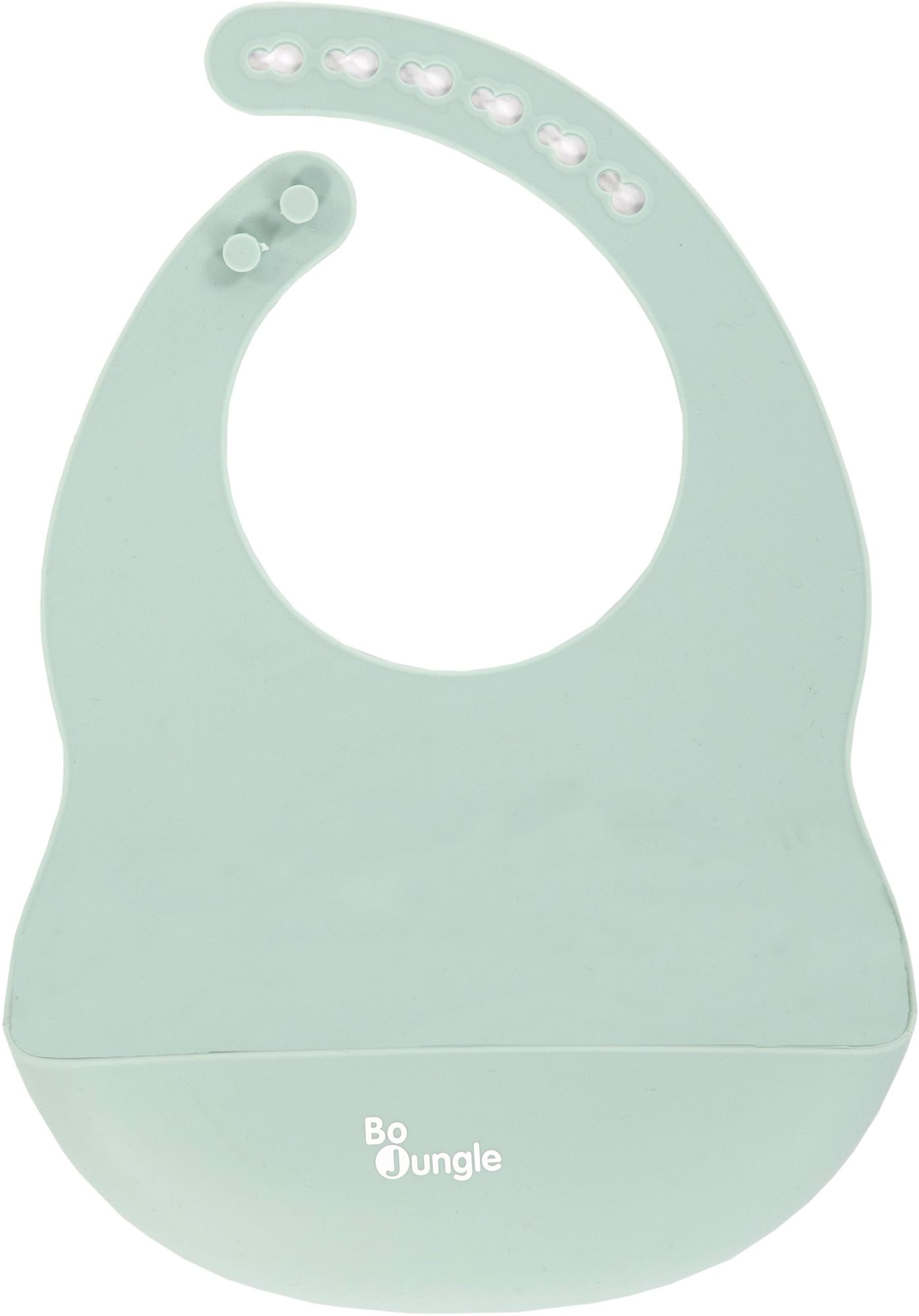 Bo Jungle silikonový bryndák,  Pastel Blue