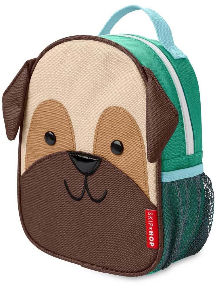SKIP HOP Zoo batůžek s bezpečnostním vodítkem Mopslík 1+