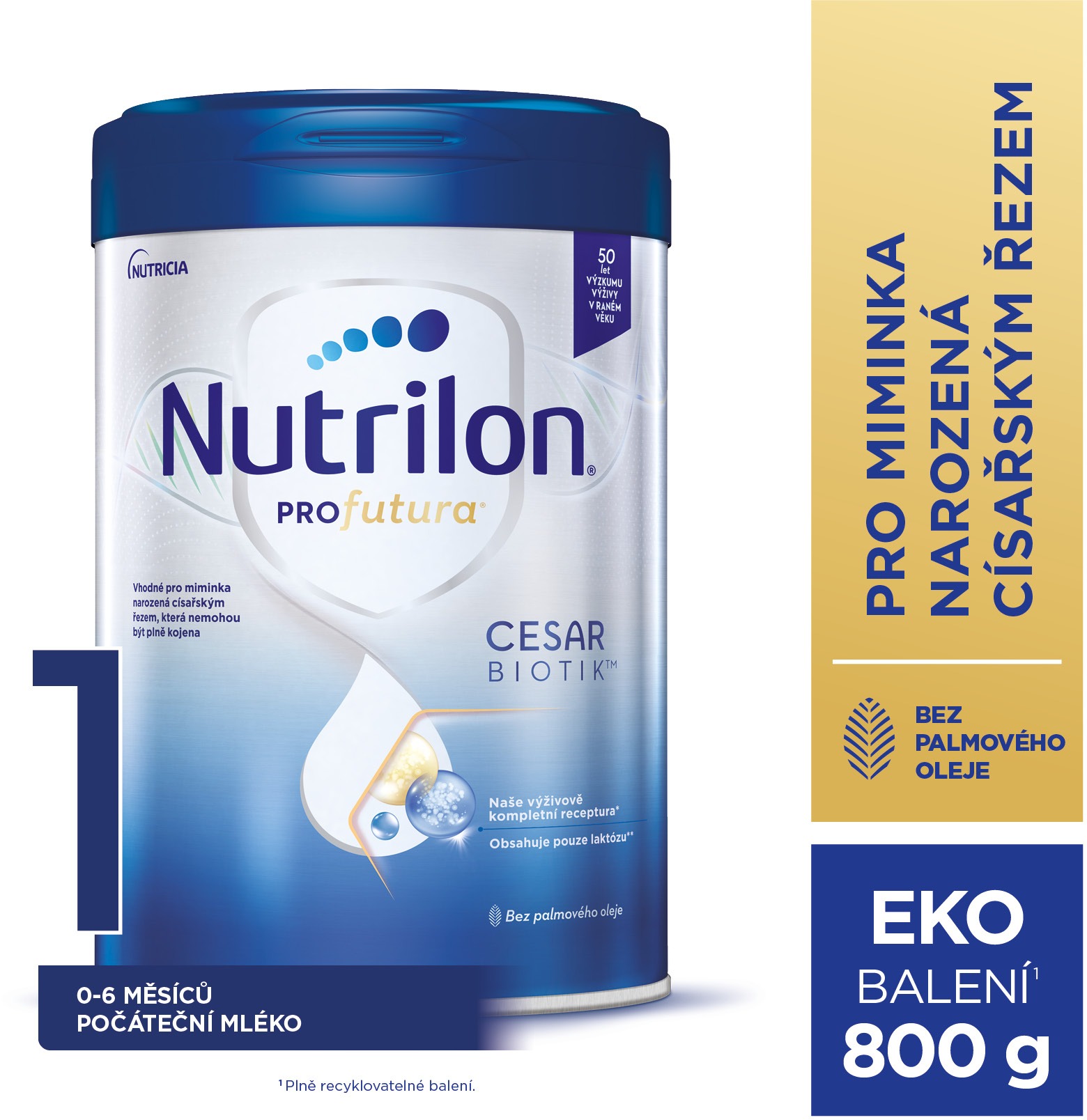 Nutrilon Profutura Cesarbiotik 1 počáteční mléko 800 g