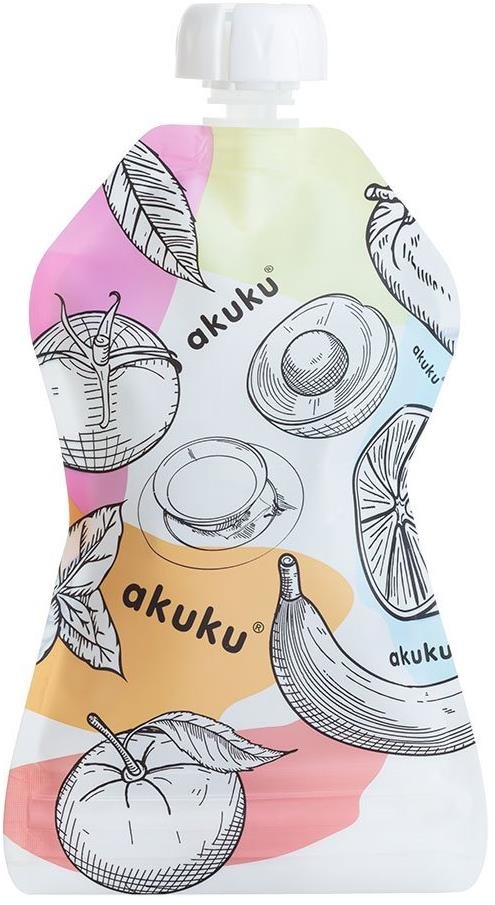 AKUKU sáčky pro skladování pokrmů opakovaně použitelné 150 ml, 5 ks