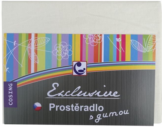 COSING Bavlněné prostěradlo 120 × 60 cm béžová