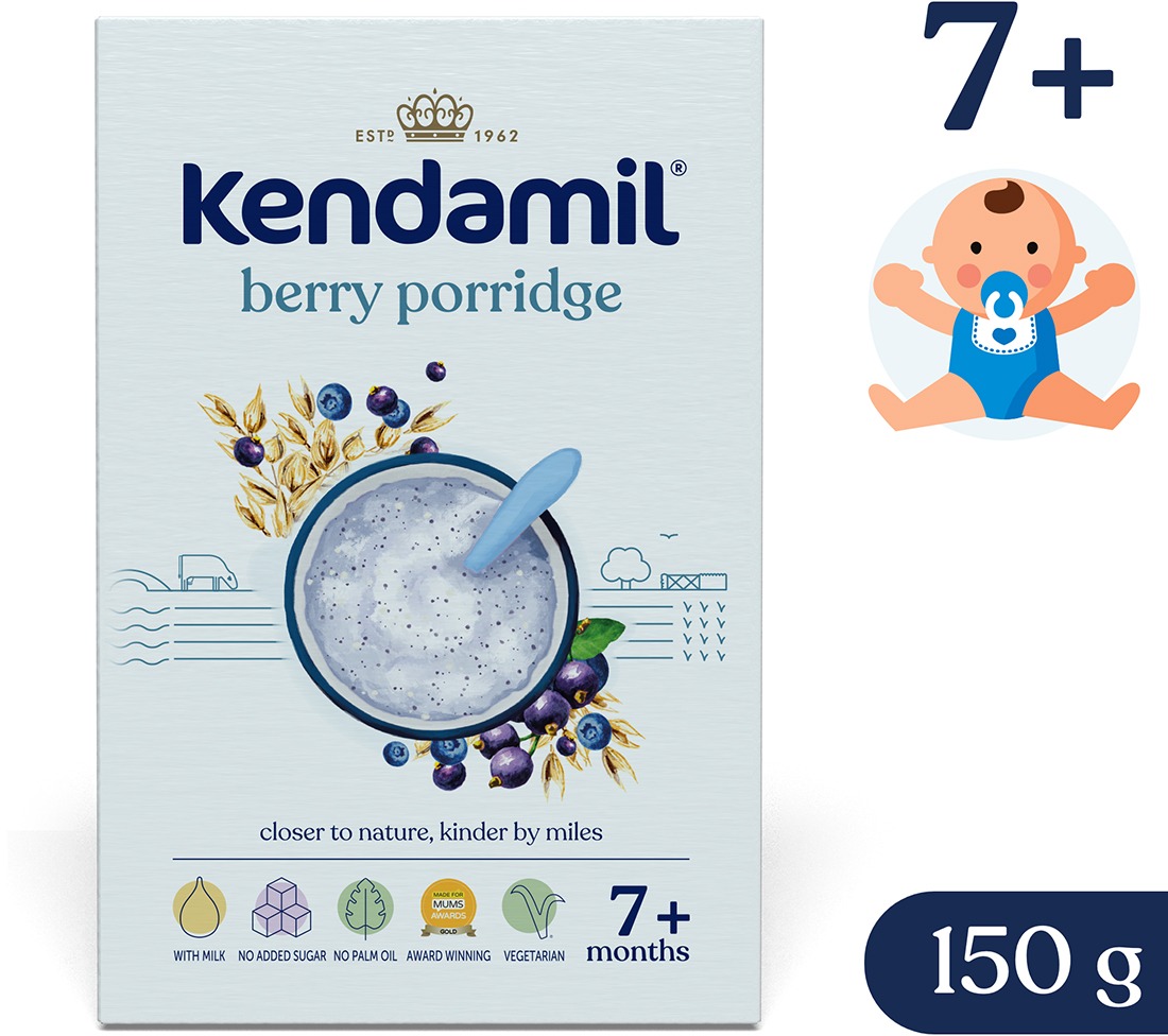 Kendamil mléčná kaše s lesním ovocem (150 g)