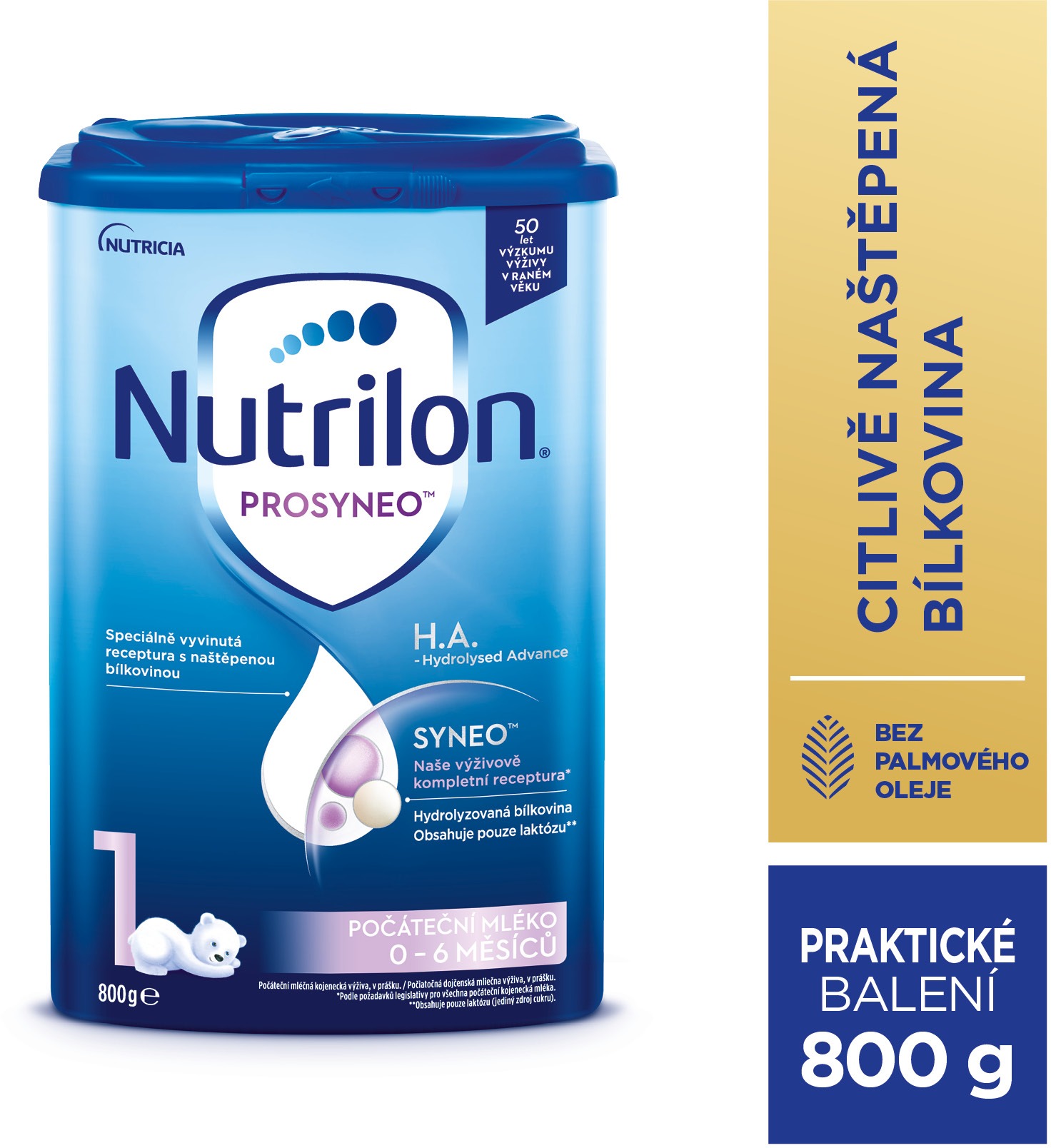 Nutrilon 1 Prosyneo H.A. počáteční od narození 800 g