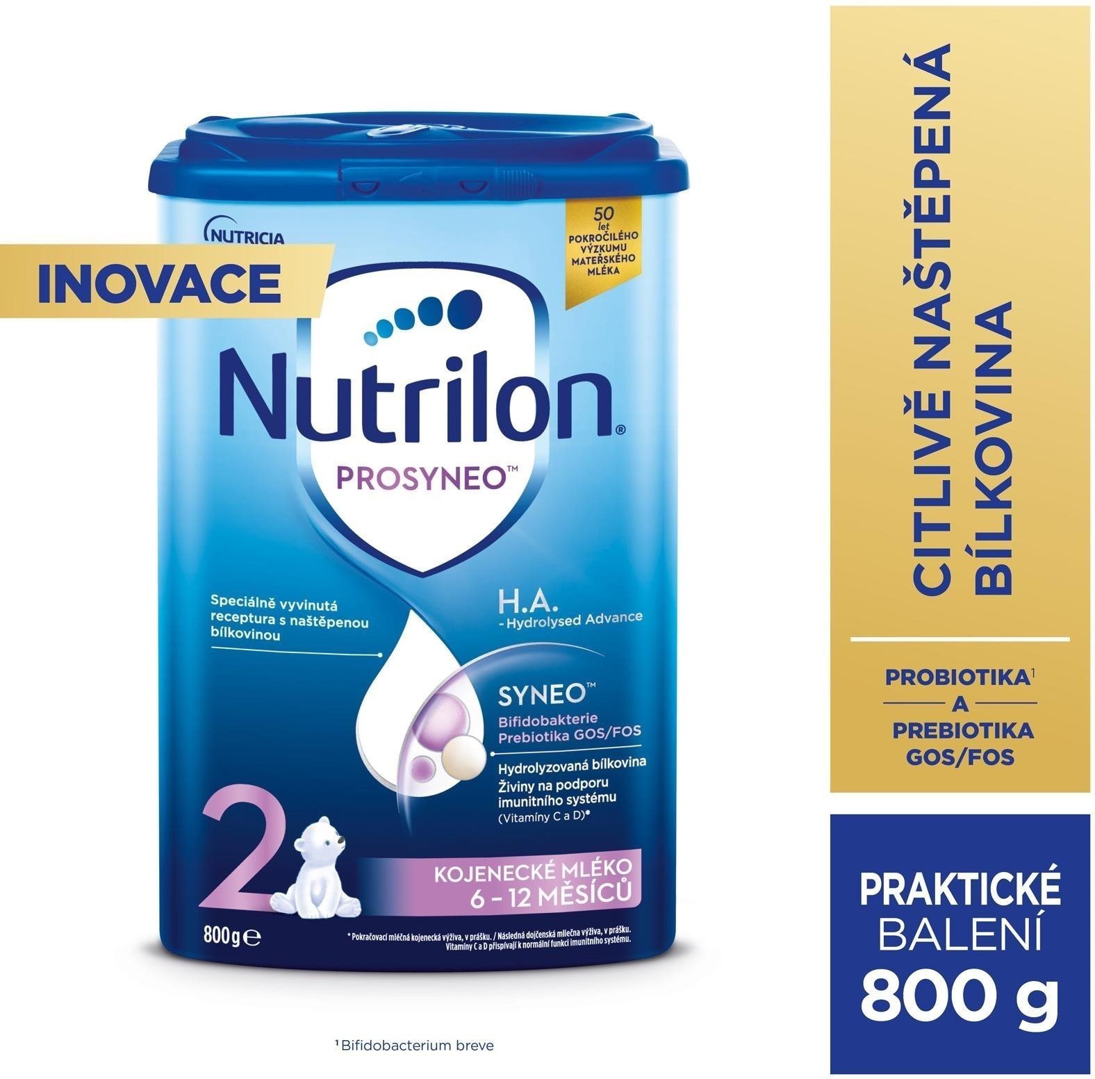 Nutrilon 2 Prosyneo H.A. pokračovací od uk. 6. měsíce 800 g
