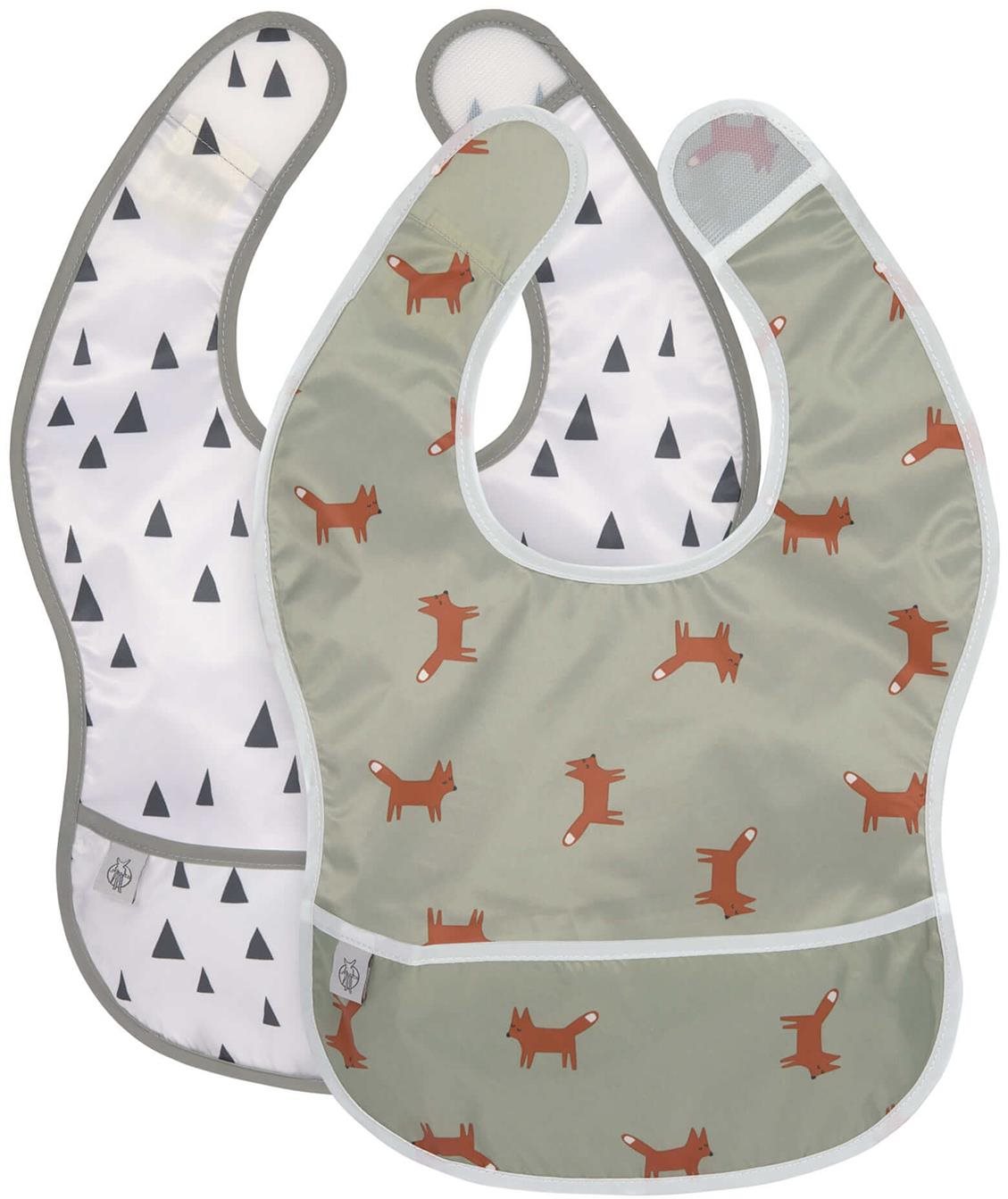 Lässig Lightweight Bib Little Forest Fox, 2 ks