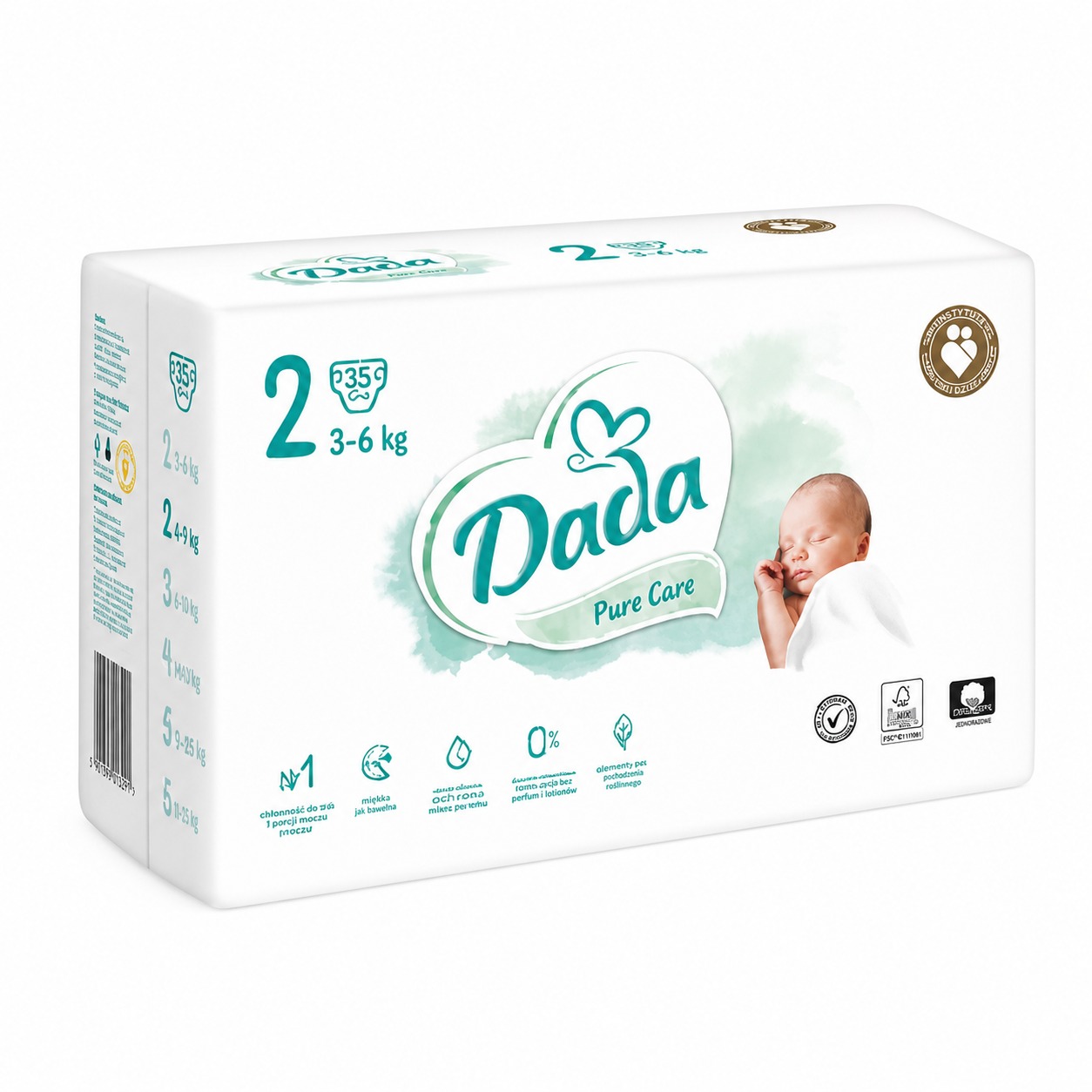 DADA Pure Care Mini vel. 2 (35 ks)
