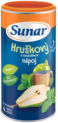 Sunar rozpustný nápoj meduňkový s hruškami 200 g