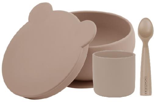 MINIKOIOI set na stolování BLW I, Bubble Beige