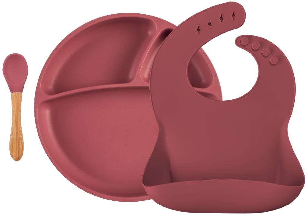 MINIKOIOI set na stolování BLW II, Velvet Rose