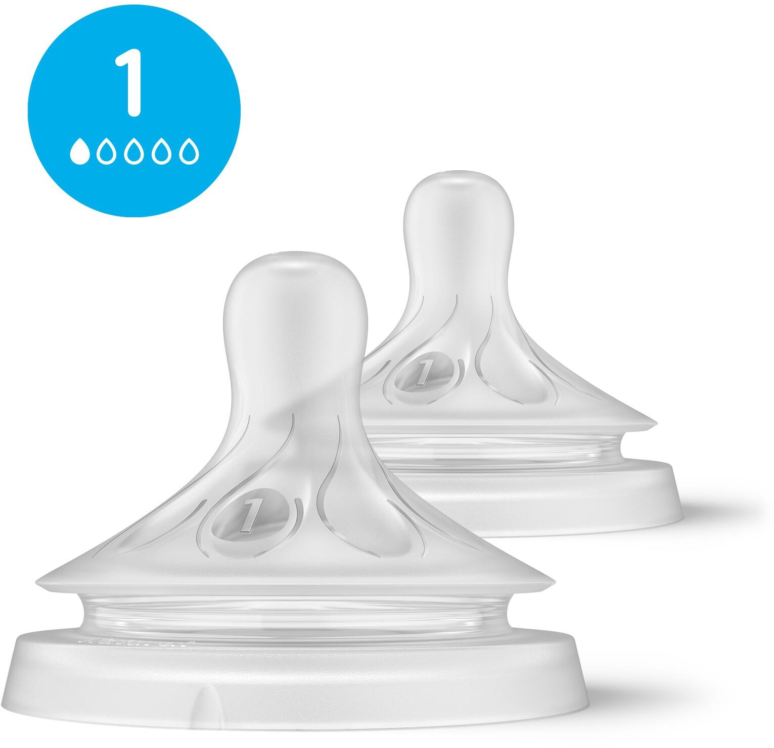 Philips AVENT SCY961/02 Savička Natural Response 1 velmi pomalý průtok, 2 ks