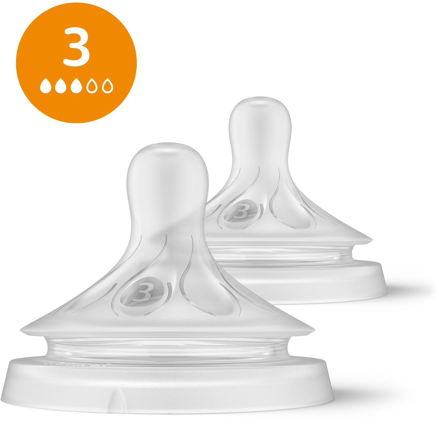 Philips AVENT SCY963/02 Savička Natural Response 3 střední průtok 2 ks