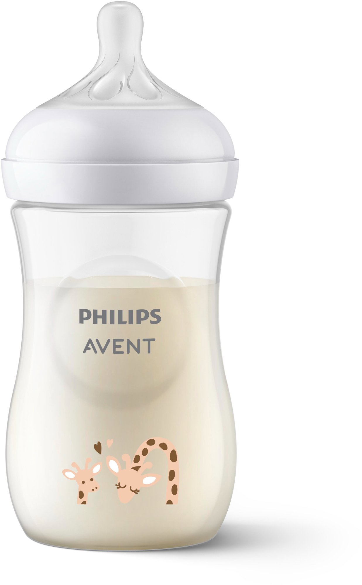 Philips AVENT SCY903/66 Láhev Natural Response 260 ml, 3-6m, 1 ks, Žirafa