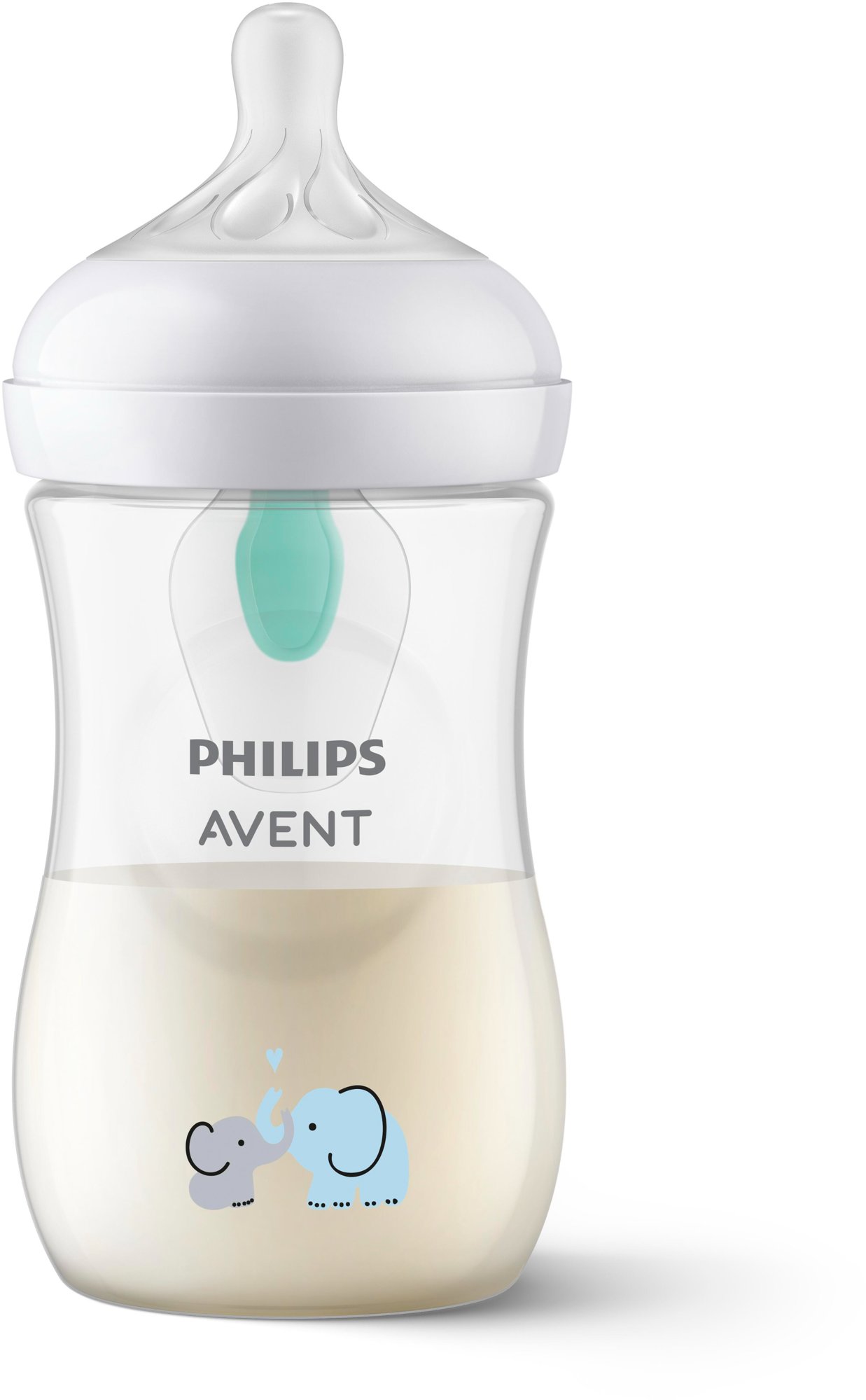 Philips AVENT SCY673/81 Láhev Natural Response s ventilem AirFree 260 ml, 3-6m, 1 ks, Slon