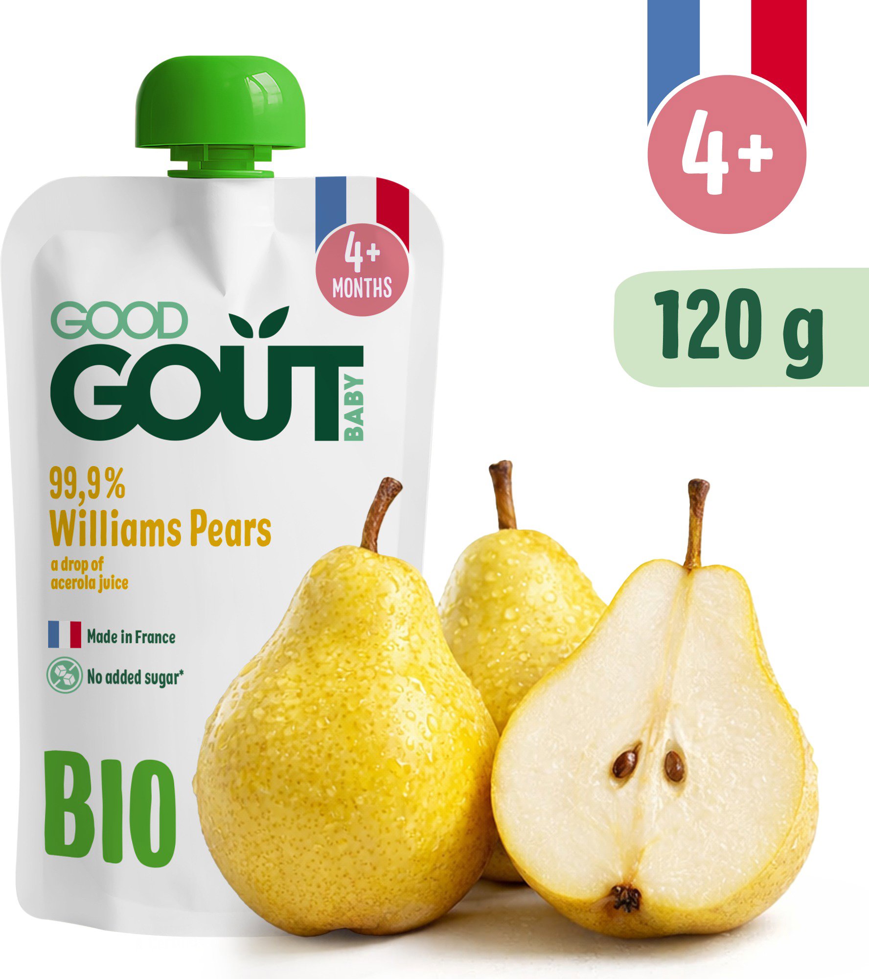 Good Gout BIO Hruška Williams 120 g