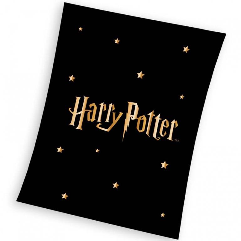 CARBOTEX Harry Potter Gold Stars 130×170 cm