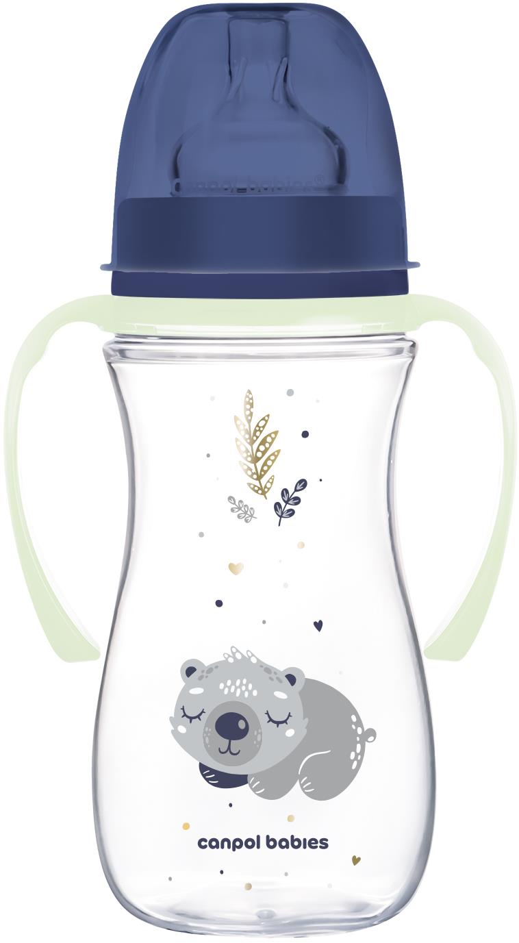 Canpol babies Sleepy Koala EasyStart antikoliková lahev 300 ml, modrá