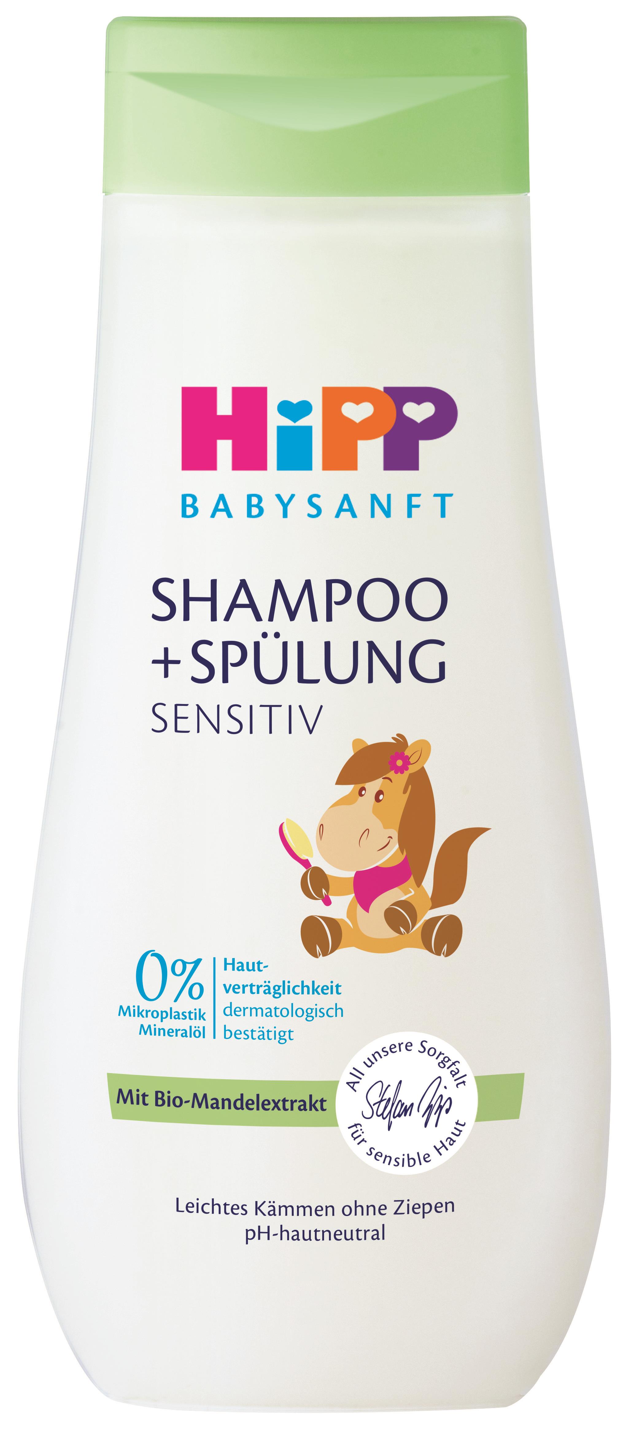 HiPP Babysanft dětský šampón s kondicionérem 200 ml
