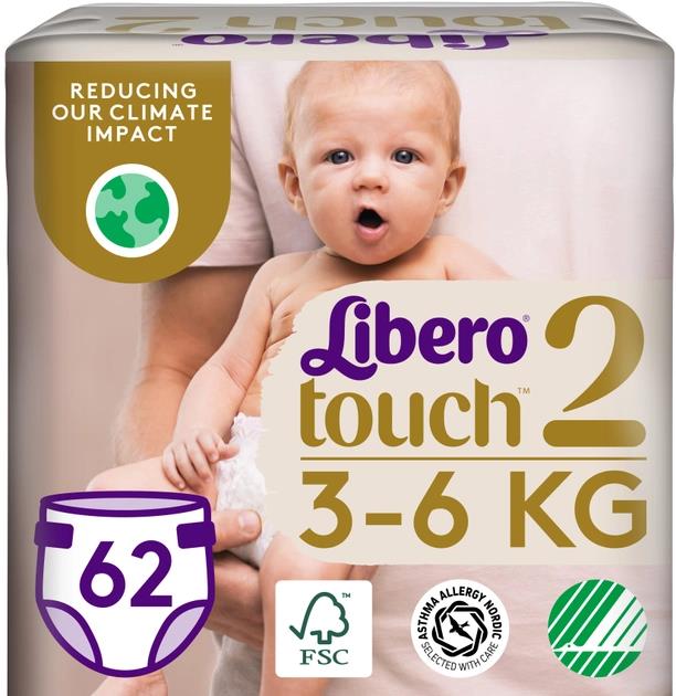Libero Touch vel. 2 Jumbo (62 ks)