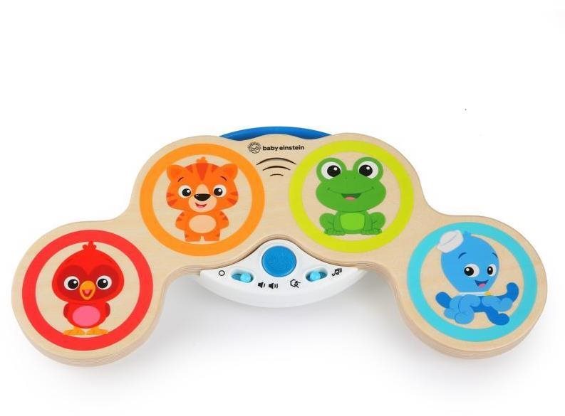 BABY EINSTEIN Dřevěné hudební bubny Magic Touch Hape