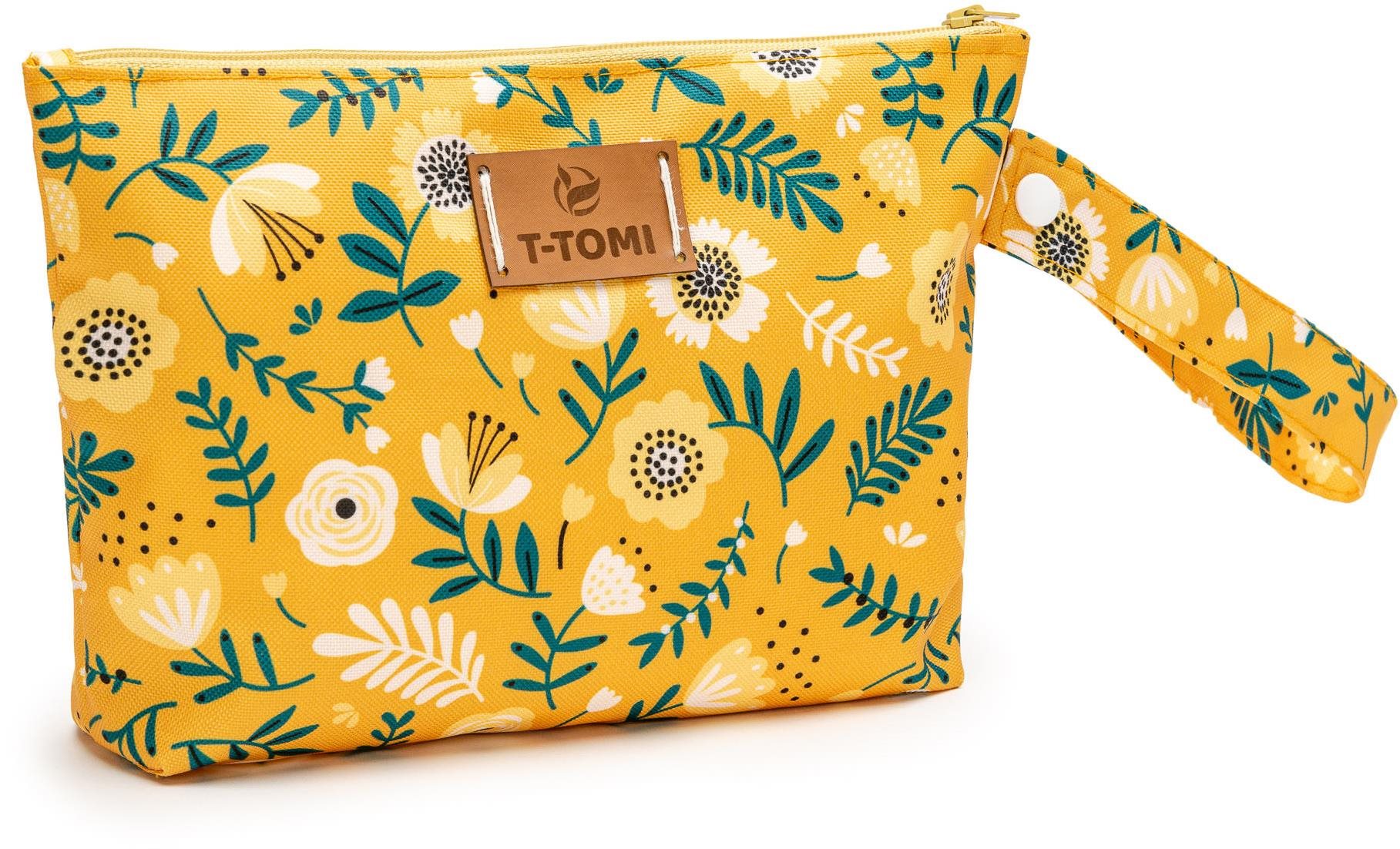 T-TOMI Small Baggie Mustard flowers