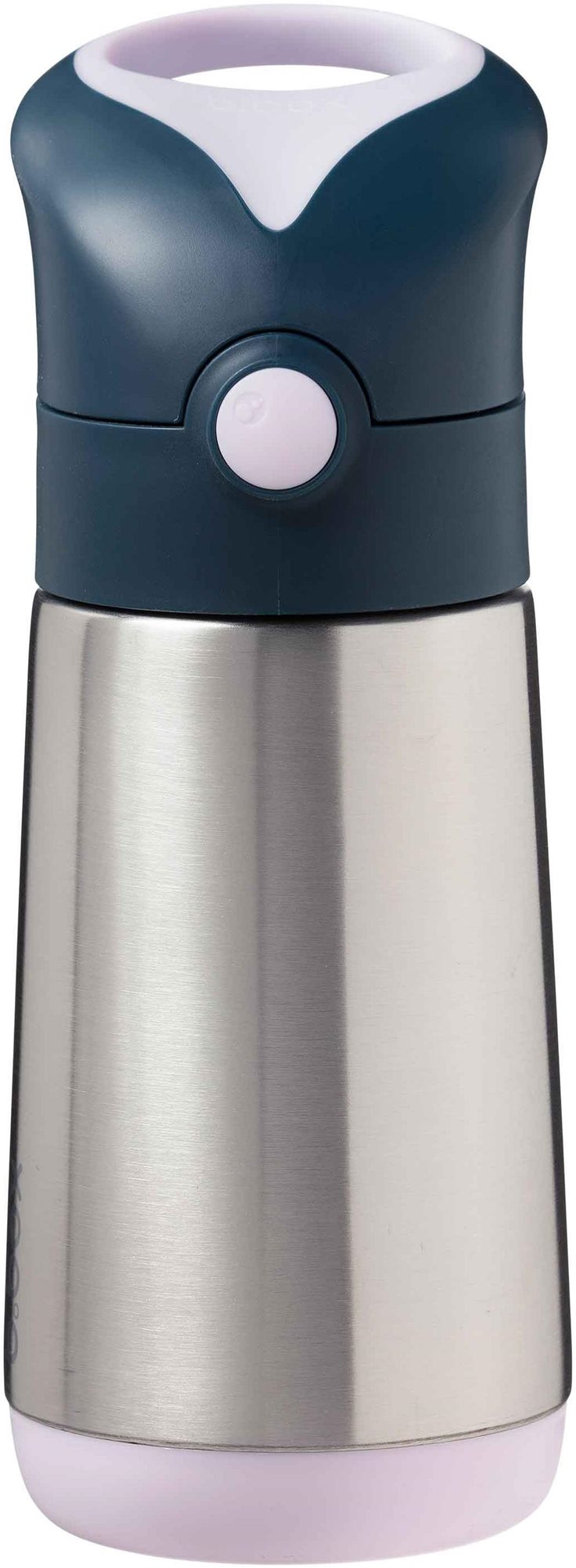b.box Termoska na pití s brčkem 350 ml indigo růžová