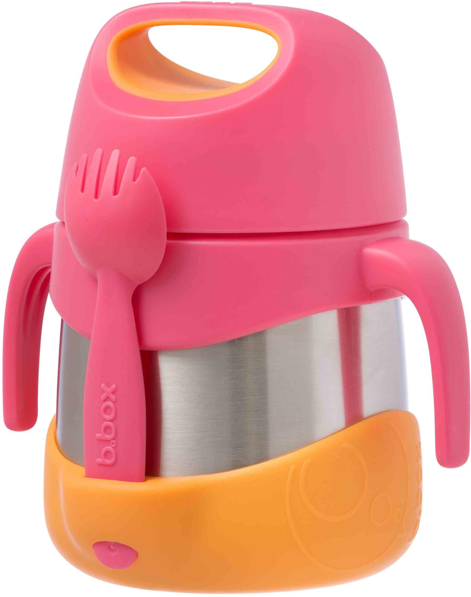 b.box Termoska na jídlo růžová/oranžová 335 ml