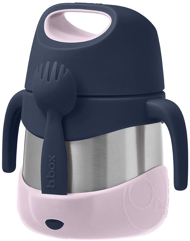 b.box Termoska na jídlo indigo/růžová 335 ml