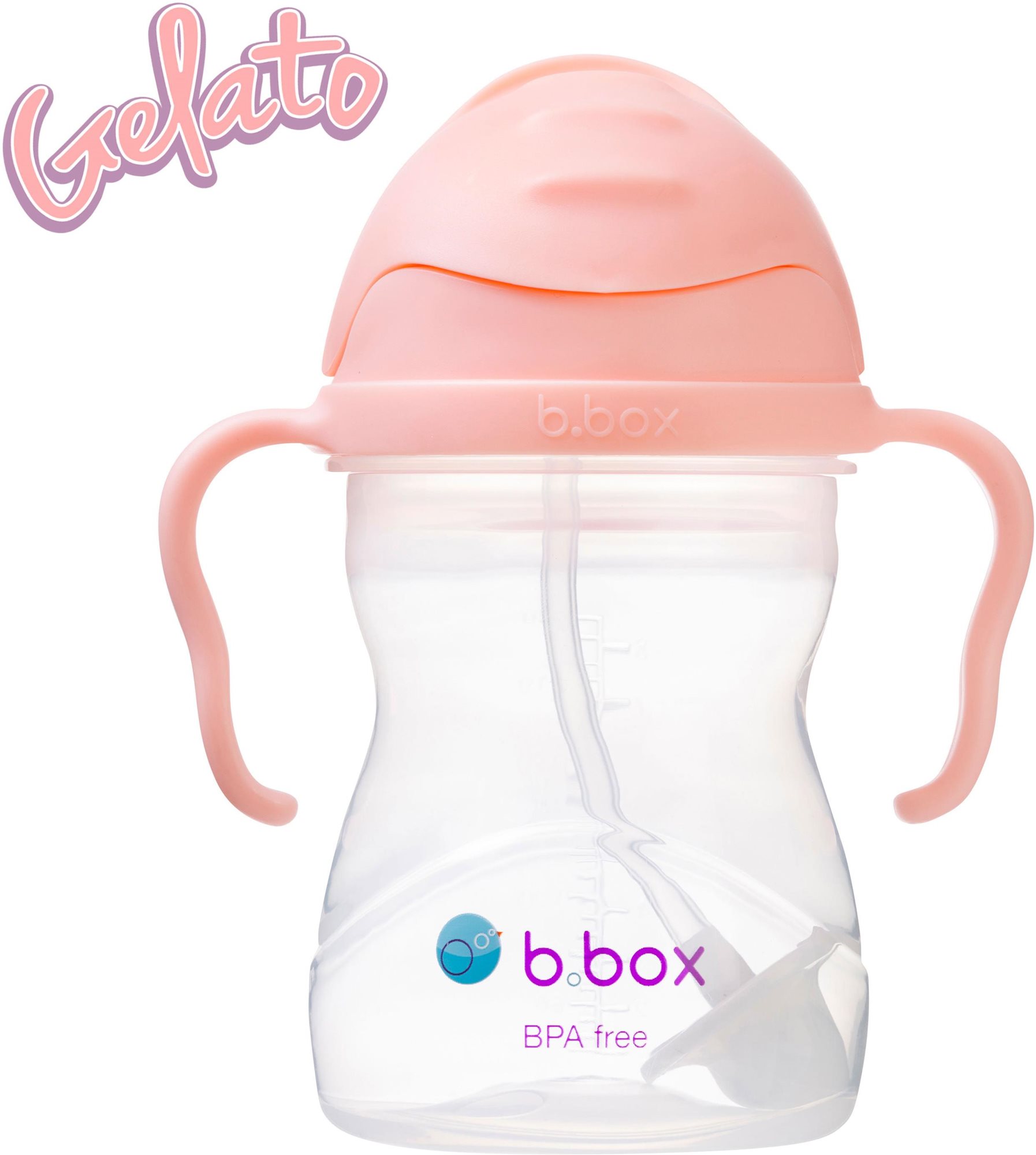 b.box Hrneček s brčkem Gelato tutti frutti 240 ml