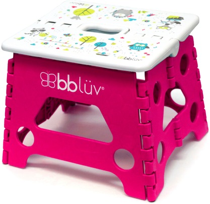 BBLÜV Stäp Skládací stolička Pink