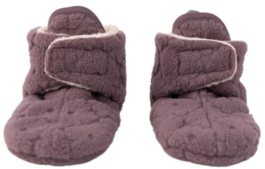 LODGER Slipper Folklore Fleece Mauve 0–3m