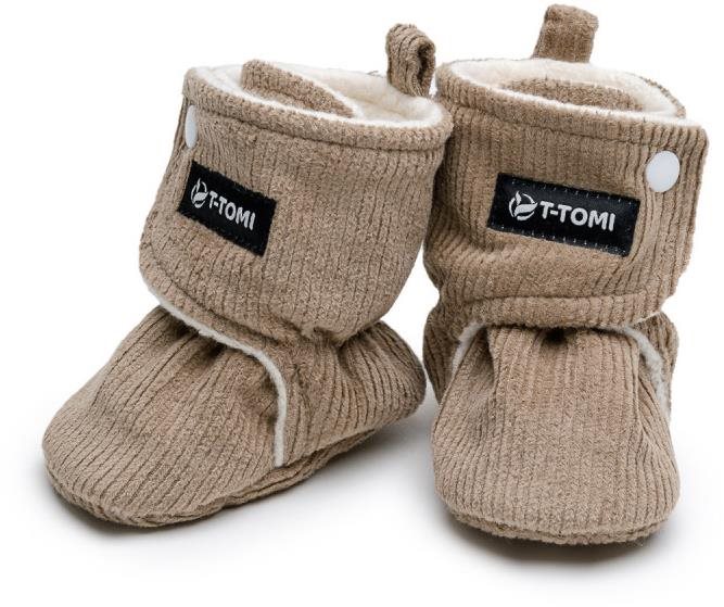 T-TOMI Capáčky Caramel warm (9-12 měsíců)