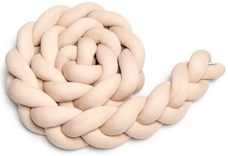 T-TOMI Pletený mantinel 220 cm Beige
