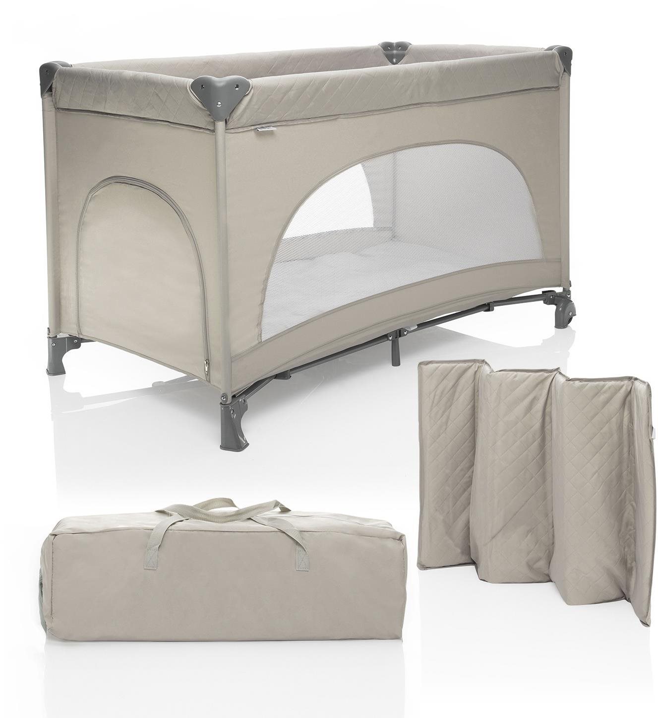 ZOPA Postýlka skládací Lely Sand Beige