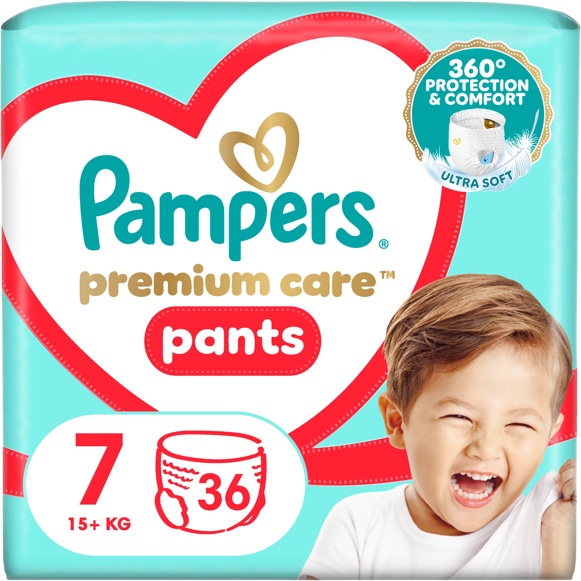 PAMPERS Premium Care Pants vel. 7 (36 ks)