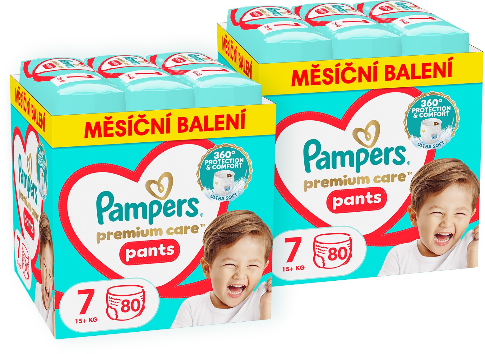 PAMPERS Premium Care Pants vel. 7 (160 ks)