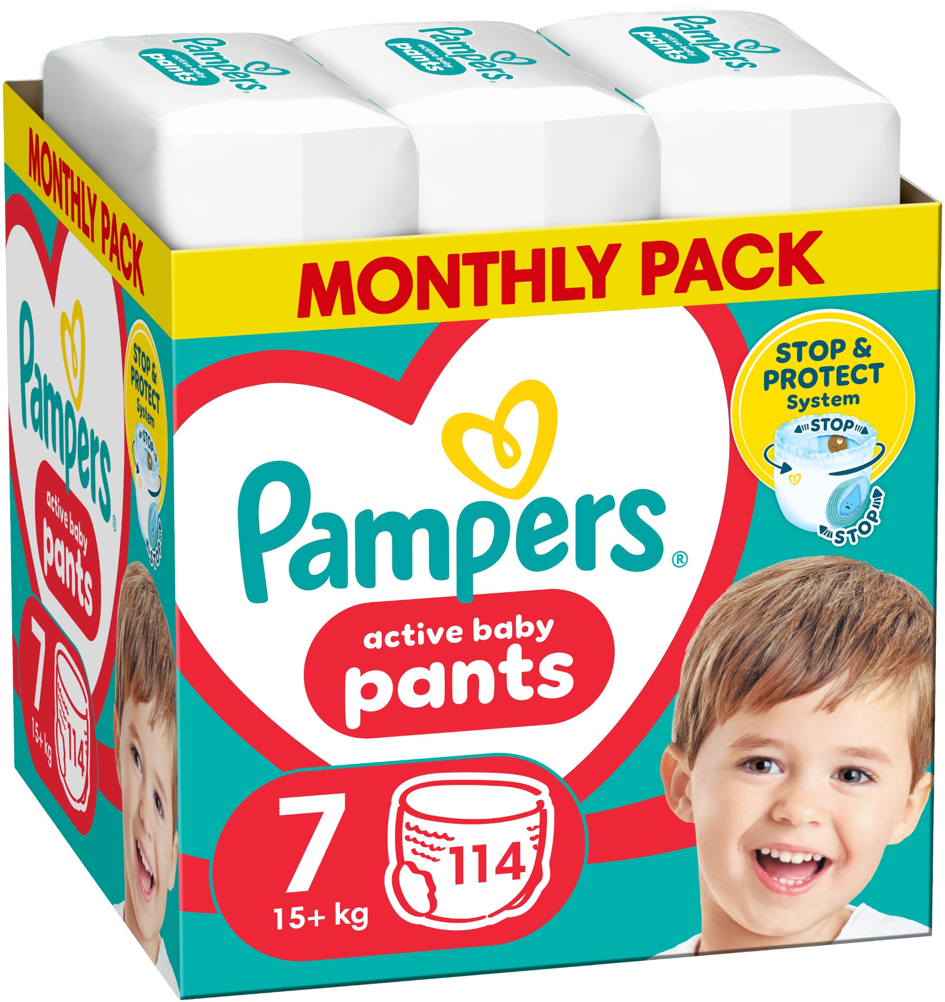 PAMPERS Pants vel. 7 (114 ks)