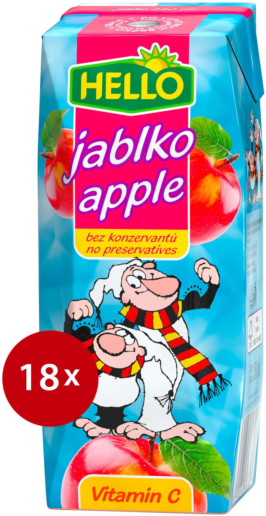 HELLO Mini Jablko 18× 250 ml