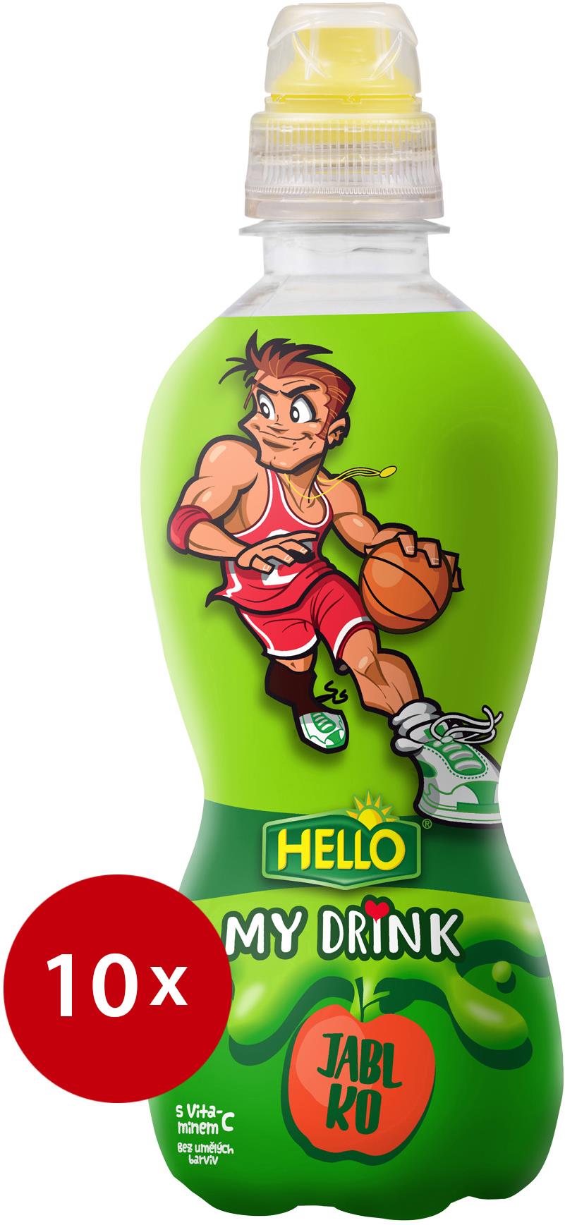 HELLO My Drink Jablko 10× 330 ml