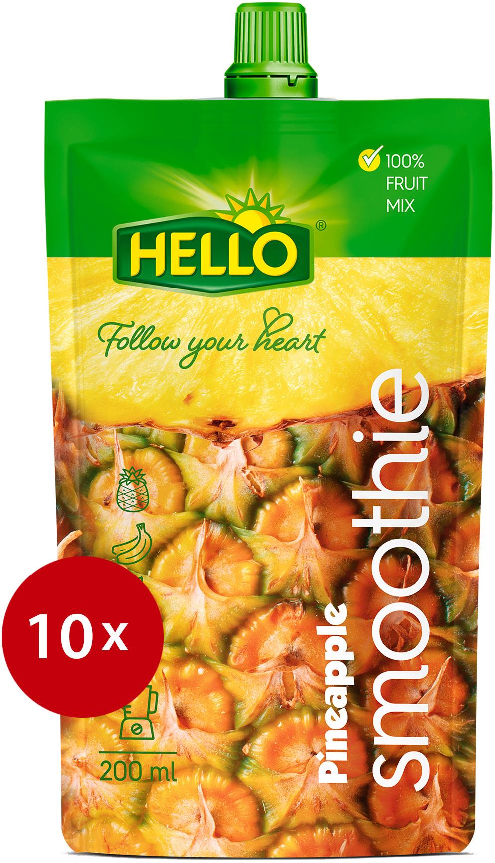 HELLO Smoothie Ananas 10× 200 ml
