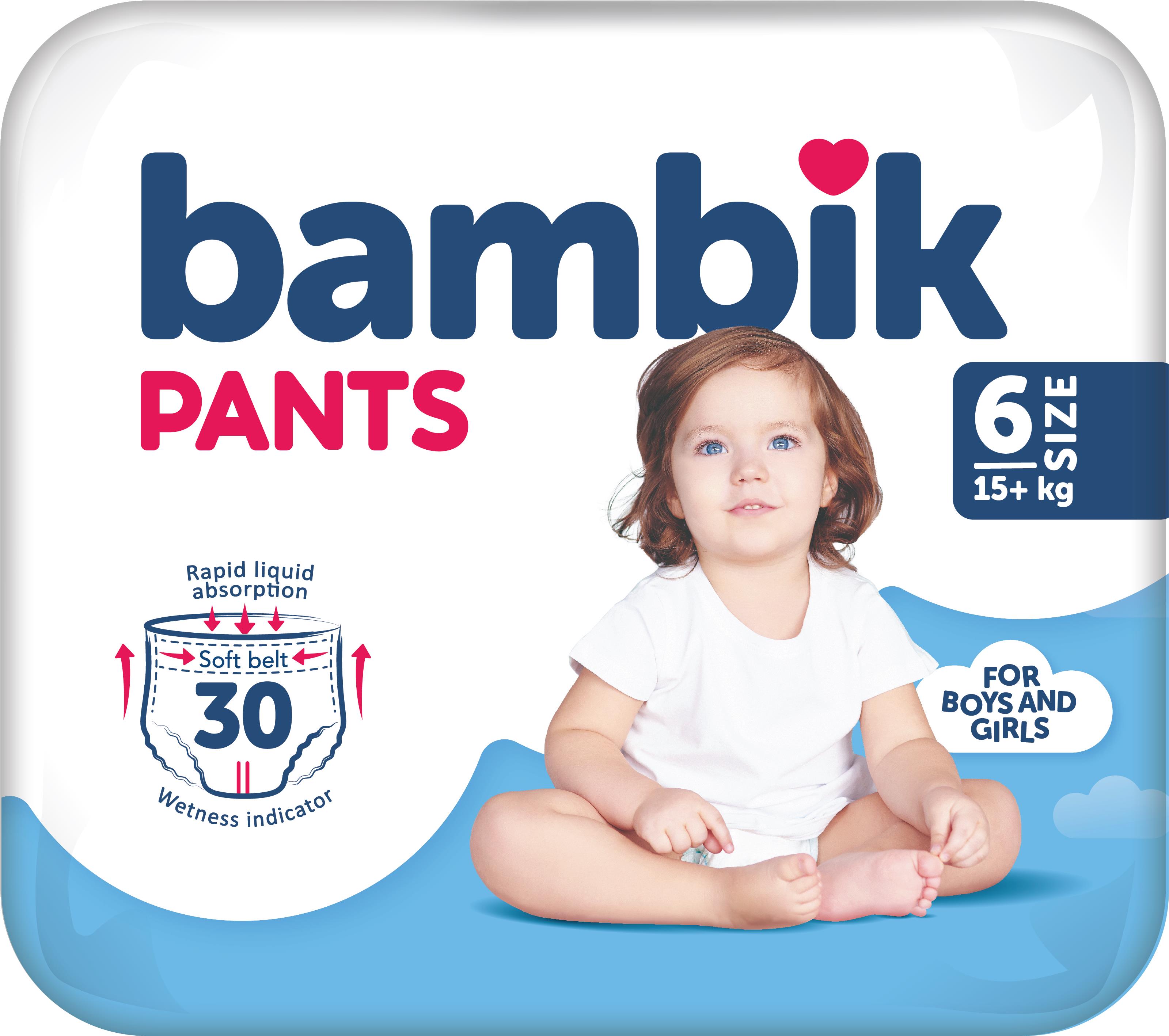 Bambik vel. 6 (30 ks)